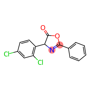 5(4H)-Oxazolone,  4-(2,4-dichlorophenyl)-2-phenyl-