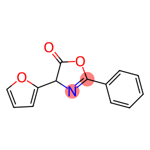 5(4H)-Oxazolone,  4-(2-furanyl)-2-phenyl-