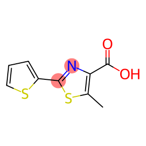 4-Thiazolecarboxylic acid, 5-methyl-2-(2-thienyl)-