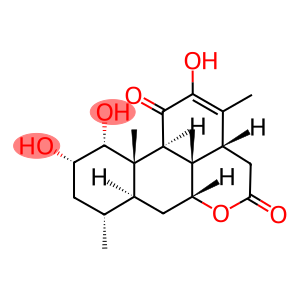 1α,2α,12-Trihydroxypicras-12-ene-11,16-dione