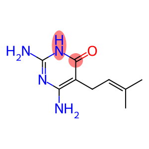 4(3H)-Pyrimidinone,2,6-diamino-5-(3-methyl-2-buten-1-yl)-