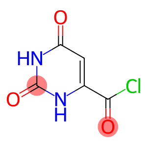 1,2,3,6-tetrahydro-2,6-dioxo-4-pyrimidinecarbonyl chloride