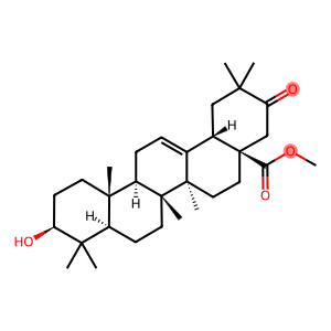 Olean-12-en-28-oic acid, 3β-hydroxy-21-oxo-, methyl ester (7CI,8CI)