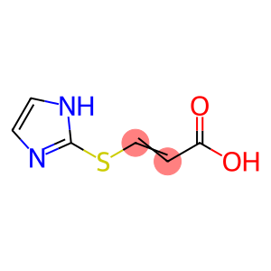 2-Propenoic  acid,  3-(1H-imidazol-2-ylthio)-