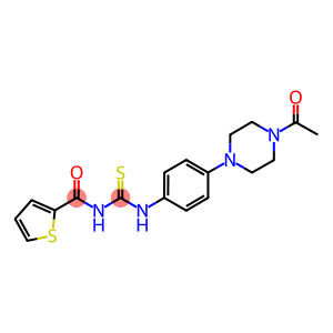 N-[4-(4-acetyl-1-piperazinyl)phenyl]-N'-(2-thienylcarbonyl)thiourea