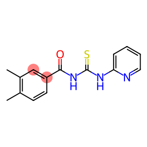 N-(3,4-dimethylbenzoyl)-N'-(2-pyridinyl)thiourea