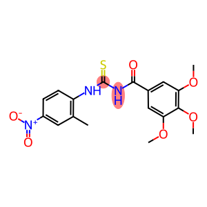 N-{4-nitro-2-methylphenyl}-N'-(3,4,5-trimethoxybenzoyl)thiourea