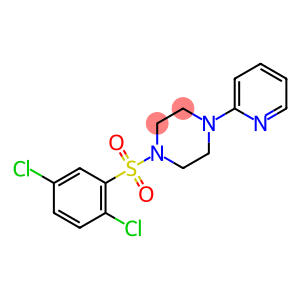 1,4-DICHLORO-2-((4-(2-PYRIDYL)PIPERAZINYL)SULFONYL)BENZENE