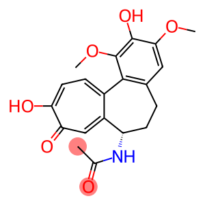 Acetamide, N-[(7S)-5,6,7,9-tetrahydro-2,10-dihydroxy-1,3-dimethoxy-9-oxobenzo[a]heptalen-7-yl]-