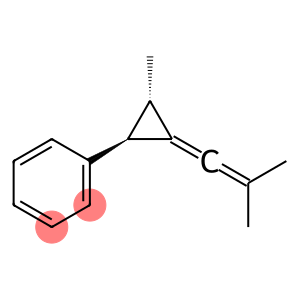 Benzene, (2-methyl-3-(2-methyl-1-propenylidene)cyclopropyl)-, trans-