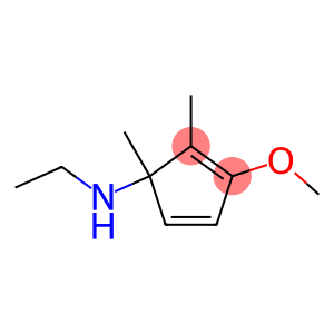 2,4-Cyclopentadien-1-amine,N-ethyl-3-methoxy-1,2-dimethyl-(9CI)