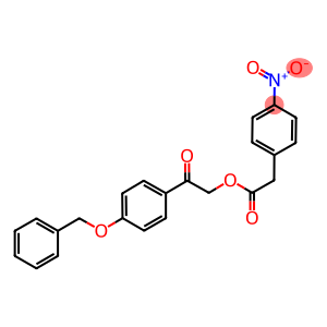 2-[4-(benzyloxy)phenyl]-2-oxoethyl {4-nitrophenyl}acetate