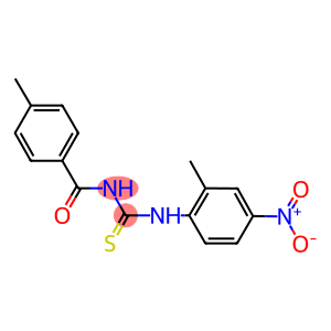 N-{4-nitro-2-methylphenyl}-N'-(4-methylbenzoyl)thiourea