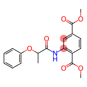 dimethyl 2-[(2-phenoxypropanoyl)amino]terephthalate