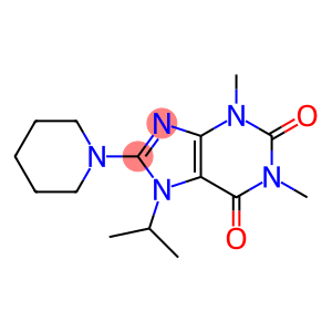 7-isopropyl-1,3-dimethyl-8-piperidin-1-yl-3,7-dihydro-1H-purine-2,6-dione
