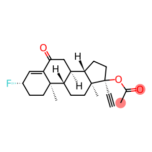 (17R)-3β-Fluoro-17-acetoxypregn-4-en-20-yn-6-one