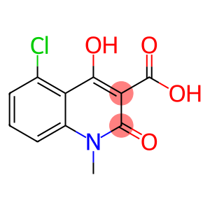 3-Quinolinecarboxylic acid, 5-chloro-1,2-dihydro-4-hydroxy-1-methyl-2-oxo-