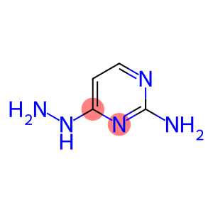 Pyrimidine, 2-amino-4-hydrazino- (8CI)