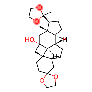 11-Hydroxy-11β,19-cyclopregn-5-ene-3,20-dione bis(ethylene acetal)