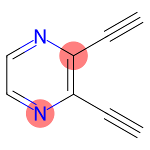 Pyrazine, 2,3-diethynyl-