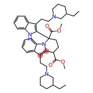 Pyrido[1,2-a]indole-6,9-dicarboxylic acid, 10-[2-(3-ethyl-1-piperidinyl)ethyl]-6-[3-[2-(3-ethyl-1-piperidinyl)ethyl]-1H-indol-2-yl]-6,7,8,9-tetrahydro-, 6,9-dimethyl ester