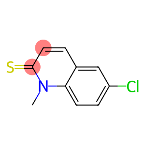 2(1H)-Quinolinethione,  6-chloro-1-methyl-