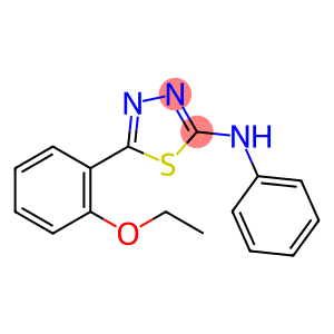 5-(2-ethoxyphenyl)-N-phenyl-1,3,4-thiadiazol-2-amine