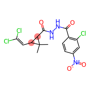 N'-{2-chloro-4-nitrobenzoyl}-3-(2,2-dichlorovinyl)-2,2-dimethylcyclopropanecarbohydrazide