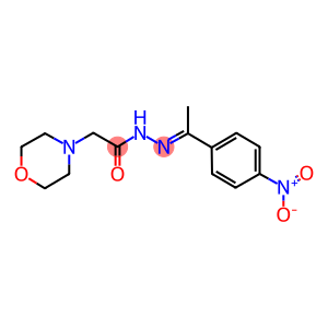 N'-(1-{4-nitrophenyl}ethylidene)-2-(4-morpholinyl)acetohydrazide