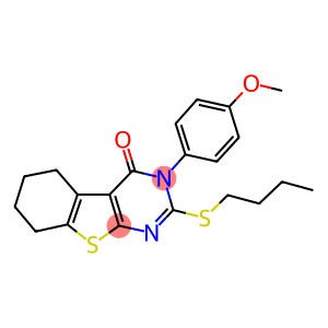 2-(butylsulfanyl)-3-(4-methoxyphenyl)-5,6,7,8-tetrahydro[1]benzothieno[2,3-d]pyrimidin-4(3H)-one