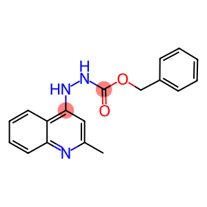 benzyl 2-(2-methyl-4-quinolinyl)hydrazinecarboxylate