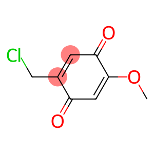 2,5-Cyclohexadiene-1,4-dione,2-(chloromethyl)-5-methoxy-(9CI)