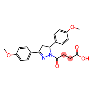 4-[3,5-BIS-(4-METHOXY-PHENYL)-4,5-DIHYDRO-PYRAZOL-1-YL]-4-OXO-BUTYRIC ACID