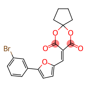 8-{[5-(3-bromophenyl)furan-2-yl]methylidene}-6,10-dioxaspiro[4.5]decane-7,9-dione