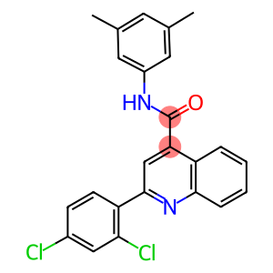 2-(2,4-dichlorophenyl)-N-(3,5-dimethylphenyl)-4-quinolinecarboxamide