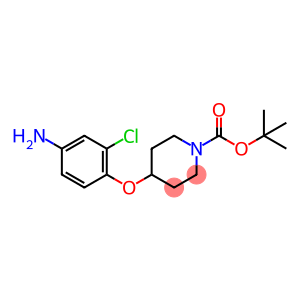 1-Piperidinecarboxylic acid, 4-(4-amino-2-chlorophenoxy)-, 1,1-dimethylethyl ester