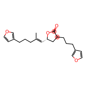 [5R,(-)]-5-[(E)-5-(3-Furyl)-2-methyl-1-pentenyl]-3-[3-(3-furyl)propyl]-4,5-dihydrofuran-2(3H)-one