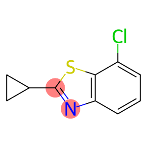 Benzothiazole, 7-chloro-2-cyclopropyl- (9CI)