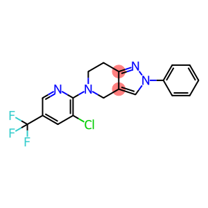 5-[3-CHLORO-5-(TRIFLUOROMETHYL)-2-PYRIDINYL]-2-PHENYL-4,5,6,7-TETRAHYDRO-2H-PYRAZOLO[4,3-C]PYRIDINE