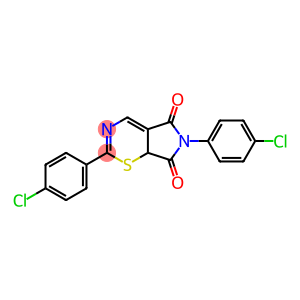 2,6-BIS(4-CHLOROPHENYL)PYRROLO[3,4-E][1,3]THIAZINE-5,7(6H,7AH)-DIONE