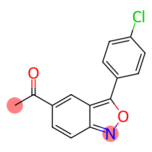 1-[3-(4-CHLOROPHENYL)-2,1-BENZISOXAZOL-5-YL]-1-ETHANONE