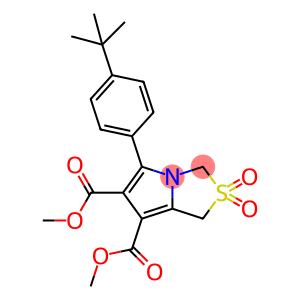 DIMETHYL 5-[4-(TERT-BUTYL)PHENYL]-2,2-DIOXO-2,3-DIHYDRO-1H-2LAMBDA6-PYRROLO[1,2-C][1,3]THIAZOLE-6,7-DICARBOXYLATE