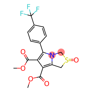 DIMETHYL 2-OXO-5-[4-(TRIFLUOROMETHYL)PHENYL]-2,3-DIHYDRO-1H-2LAMBDA4-PYRROLO[1,2-C][1,3]THIAZOLE-6,7-DICARBOXYLATE