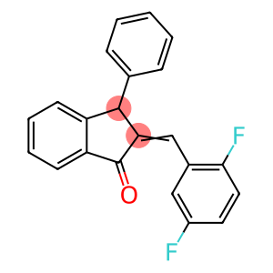 2-[(2,5-DIFLUOROPHENYL)METHYLENE]-3-PHENYL-1-INDANONE