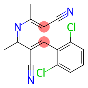 3,5-Pyridinedicarbonitrile, 4-(2,6-dichlorophenyl)-2,6-dimethyl-