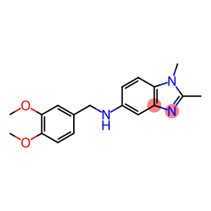 (3,4-DIMETHOXY-BENZYL)-(1,2-DIMETHYL-1H-BENZOIMIDAZOL-5-YL)-AMINE