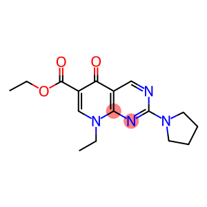 ethyl 8-ethyl-5,8-dihydro-5-oxo-2-(pyrrolidinyl)pyrido[2,3-d]pyrimidine-6-carboxylate