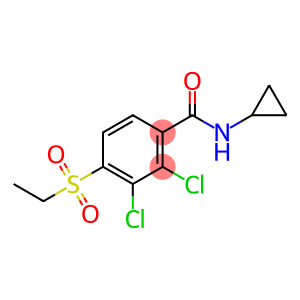 Benzamide, 2,3-dichloro-N-cyclopropyl-4-(ethylsulfonyl)-