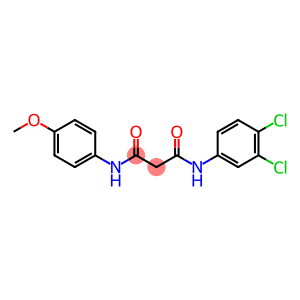 N1-(3,4-DICHLOROPHENYL)-N3-(4-METHOXYPHENYL)MALONAMIDE