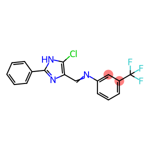 N-[(5-CHLORO-2-PHENYL-1H-IMIDAZOL-4-YL)METHYLENE]-3-(TRIFLUOROMETHYL)ANILINE